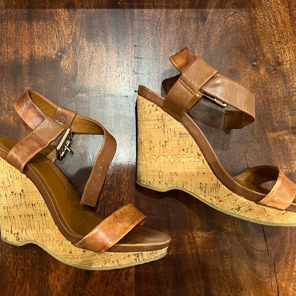 Calvin Klein leather wedges - Picture 4 of 5